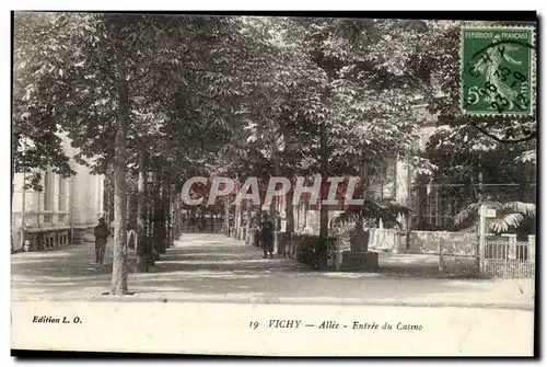 Vichy Cartes postales Allee Entree du casino