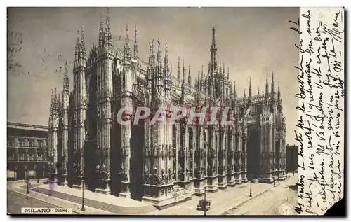 Italie Italie Milano Duomo Ansichtskarte AK