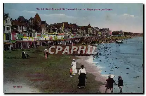 La Baule sur Mer Cartes postales La plage prise de l&#39ouest