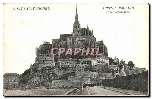 Le Mont St Michel - L&#39Hotel Poulard ses dependances - Ansichtskarte AK