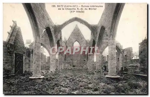 Batz - Ruines Interieures de la Chapelle Notre Dame de Murier - Ansichtskarte AK