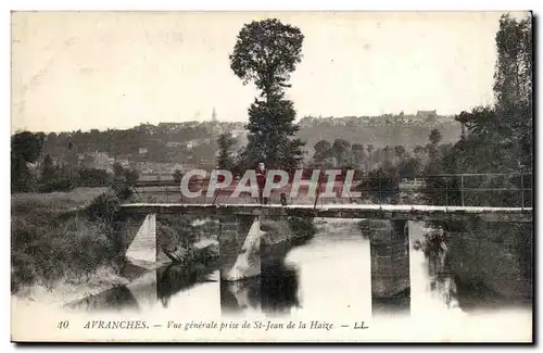 Avranches - Vue Generale prise de Saint Jean de la Haize - Cartes postales