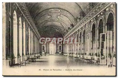 Versailles - Le Palais Galerie des Glaces Ansichtskarte AK