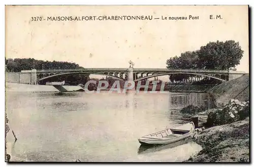 Maisons-Alfort Charentonneau - Le nouveau pont - bridge Ansichtskarte AK