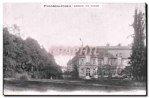 Fontainebleau - Jardin de Diane Ansichtskarte AK