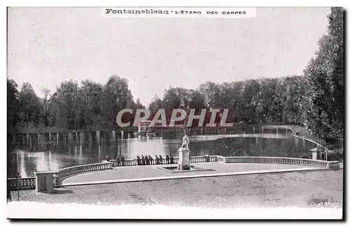 Fontainebleau - L&#39Etang des Carpes - Cartes postales