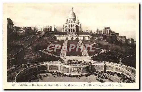 Paris Cartes postales Basilique du SAcre Coeur de Montmartre