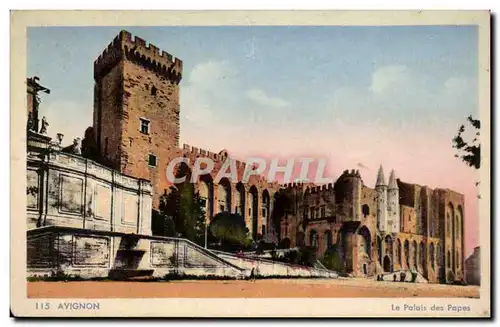 Avignon Cartes postales Le palais des Papes