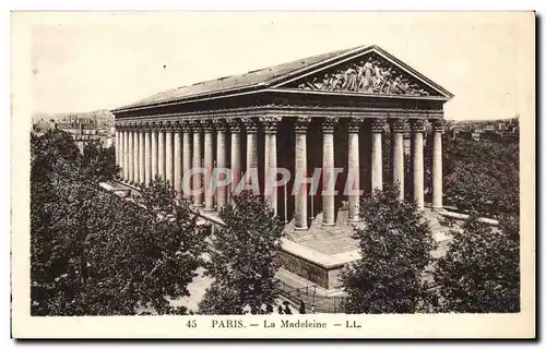 Paris Cartes postales La Madeleine