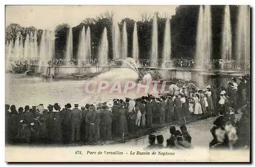 Versailles Cartes postales Bassin de Neptune