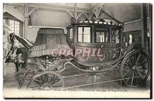 Versailles Cartes postales Musee des voitures Voiture d mariage de Napoleon III