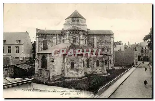 Nevers Cartes postales Abside de l'eglise Saint Etienne 11eme