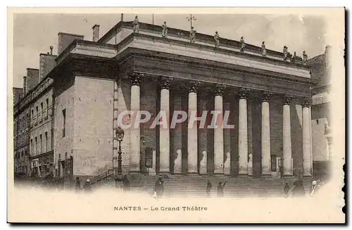 Nantes Cartes postales le grand theatre