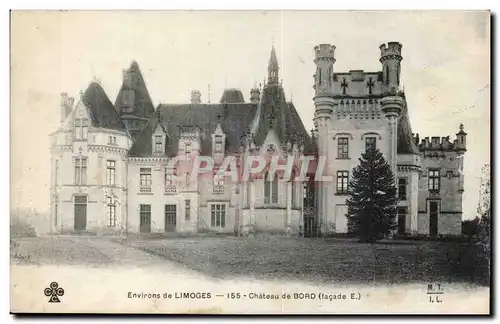 Environs de Limoges Ansichtskarte AK Chateaud e bord