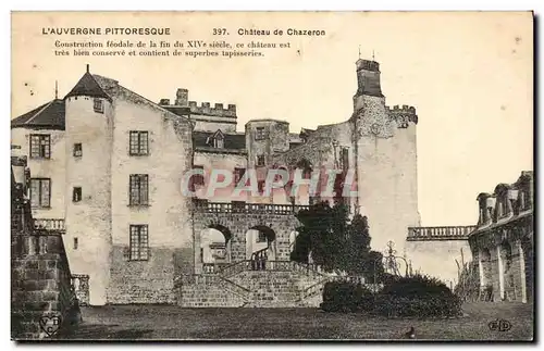 Auvergne Cartes postales Chateau de Chazeron