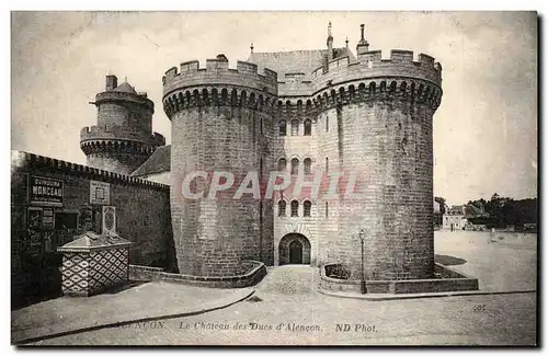 Alencon Cartes postales Les chateau des ducs d'alencon