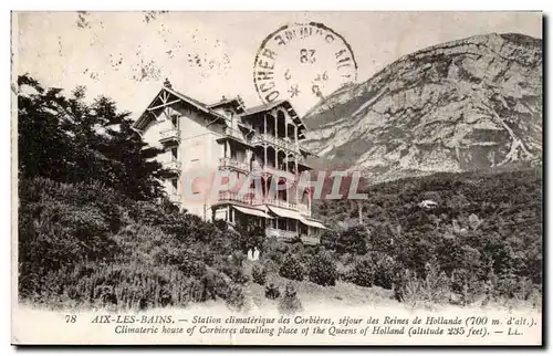 Aix les Bains - Station Climaterique des Corbieres sejour des Rienes des Hollande 700 m d&#39alt - C