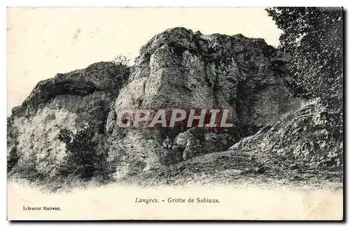 Langres - Grotte de Sabinus - Cartes postales