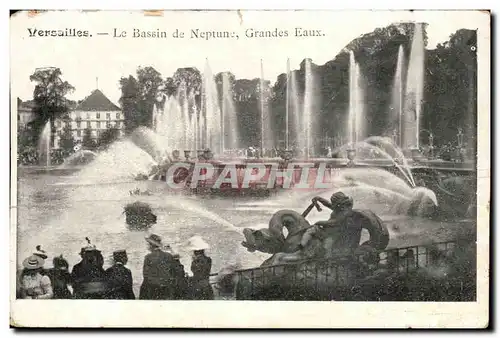 Versailles Ansichtskarte AK Le bassin de Neptune Grandes eaux