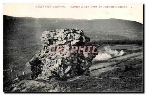 Chateau Chinon Cartes postales Restes d'une tour de l'ancien chateau
