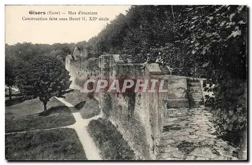 Gisors Cartes postales Mur d&#39enceinte