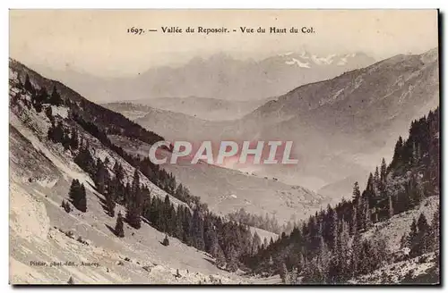 Cartes postales Vallee du Reposoir Vue du haut du col