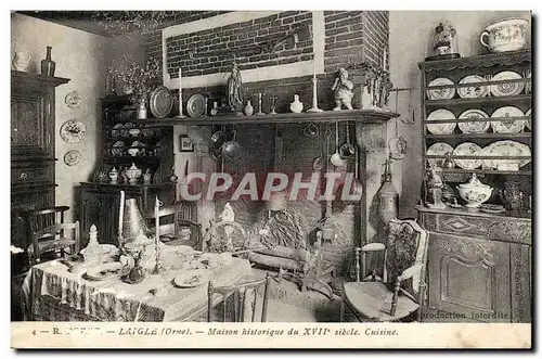 Laigle Cartes postales Maison historique du 17eme Cuisine