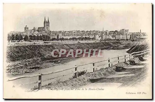 Angers Cartes postales Vue generale prise du pont de la haute chaine