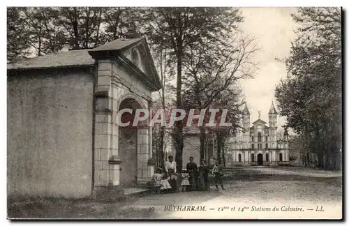 Betharram Cartes postales 12eme et 14eme stations du calvaire