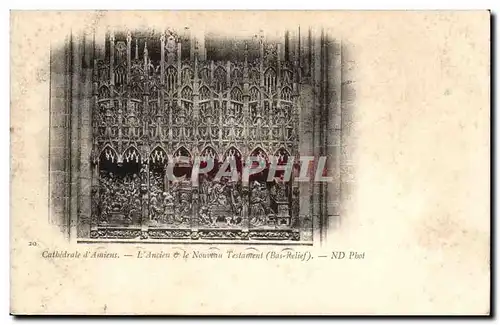 Amiens Cartes postales l'ancien et le nouveau testament