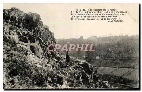 Vire Ansichtskarte AK les rochers de la vallee