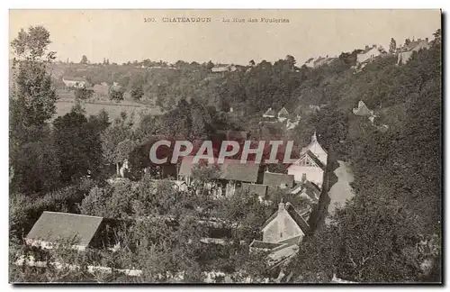 Chateaudun Ansichtskarte AK La rue des Fouleries