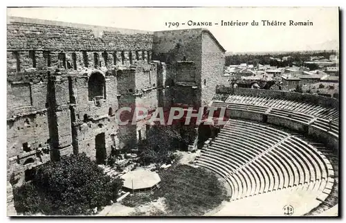 Orange Cartes postales Interieur du theatre romain