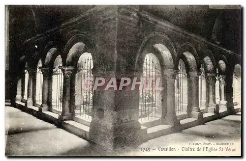 CAvaillon Ansichtskarte AK Cloitre de l&#39eglise St VEran