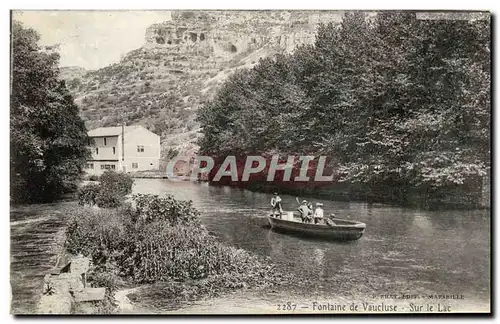 Fontaine de Vaucluse Cartes postales Sur le lac