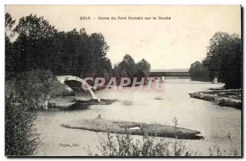 Dole Cartes postales Ruine du pont romain sur le Doubs