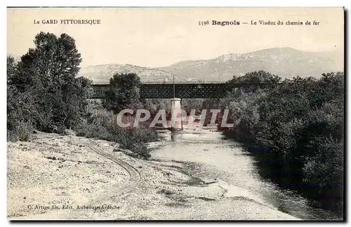 Bagnols Cartes postales Le viaduc du chemin de fer
