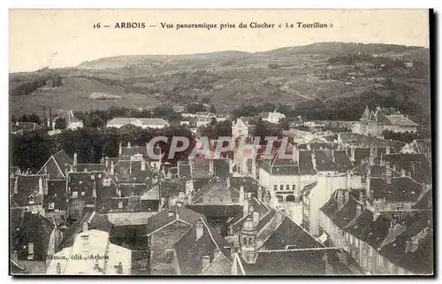 Arbois Ansichtskarte AK Vue panoramique prise du clocher Le Tourillon