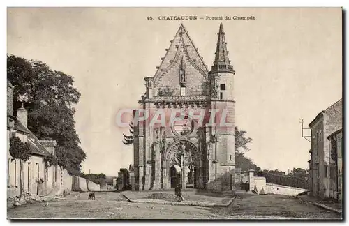 Chateaudun Cartes postales Portail du Champde