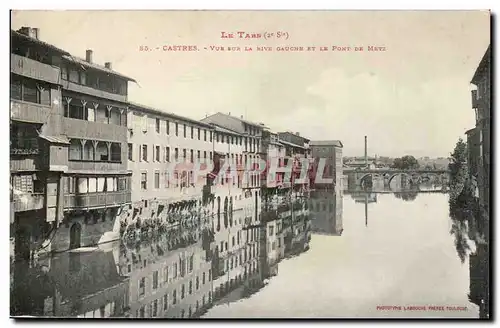 CAstres Ansichtskarte AK Vue sur la rive gauche et le pont de Metz