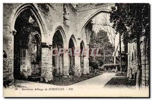 Cartes postales Ancienne abbaye de Jumieges