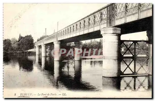 Elbeuf Cartes postales le pont de Paris