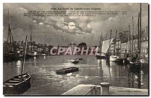 Cartes postales La lune de landerneau (legende)