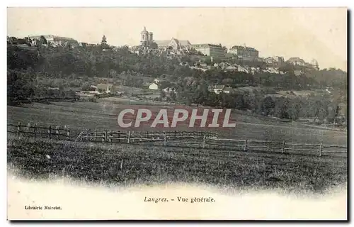 Langres Cartes postales Vue generale