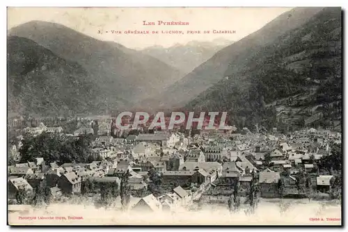 Ansichtskarte AK Vue generale de Luchon Prise de Cazarilh