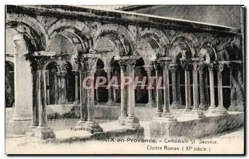 Aix en Provence Cartes postales Cathedrale Saint Sauveur Cloitre Roman