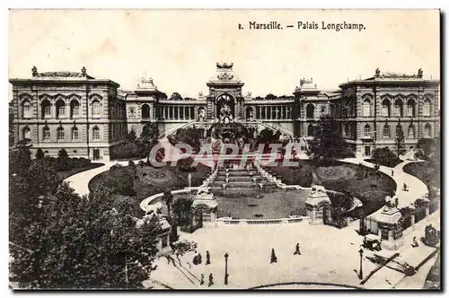 Marseille Cartes postales Palais Longchamp