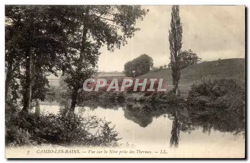 Cambo les Bains Cartes postales Vue sur la Nive prise des Thermes