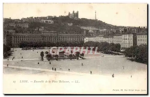 Lyon Ansichtskarte AK Ensemble de la place Bellecour