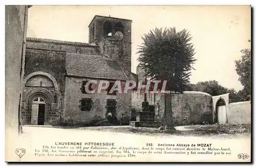 Cartes postales Ancienne abbaye de Mozat